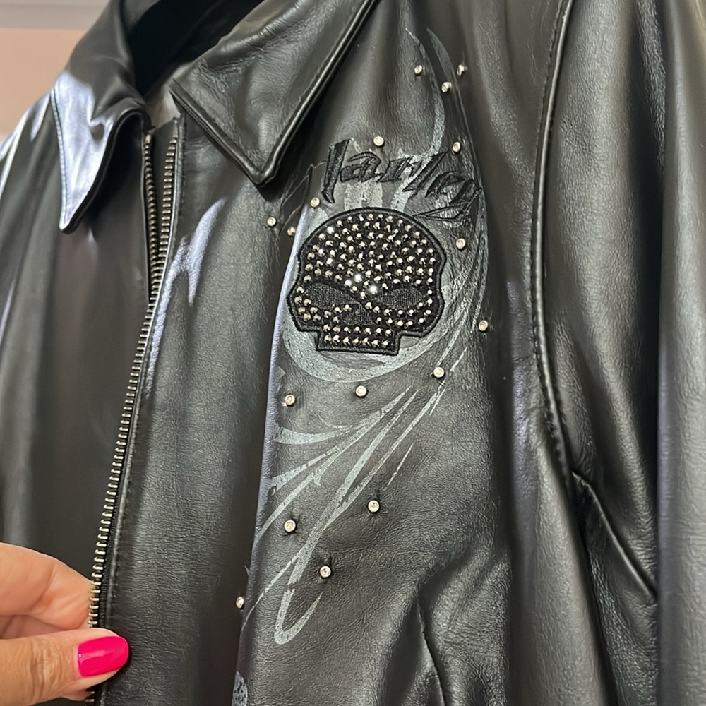 Harley Davidson woman’s leather jacket - Picture 6 of 13